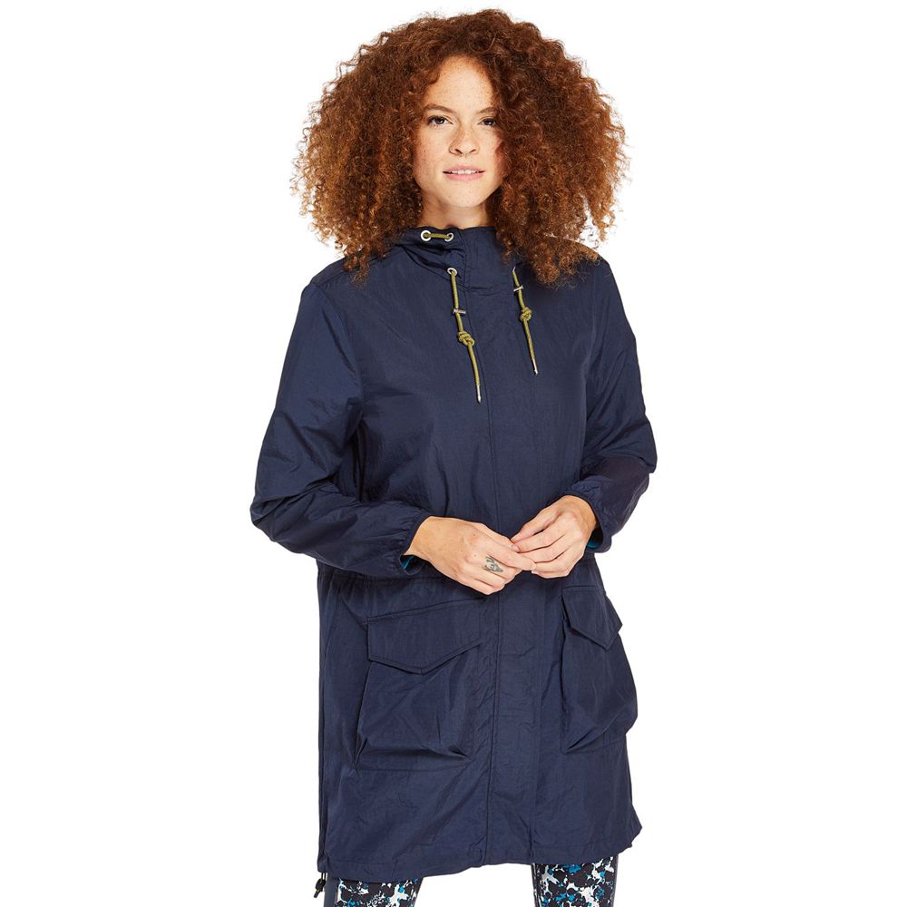 Parka Timberland Mujer Ligera Parka Azul Marino - Chile RWT-745316